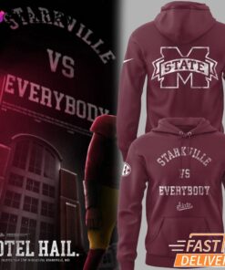 Mississippi State Bulldogs Football Hotel Hail Hoodie