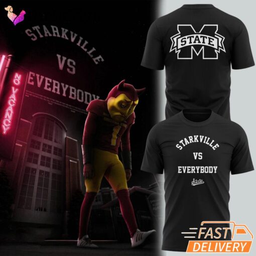 Mississippi State Football Starkville Vs Everybody T-Shirt