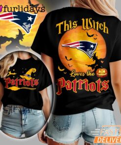 New England Patriots NFL Halloween Witch 3D Shirt