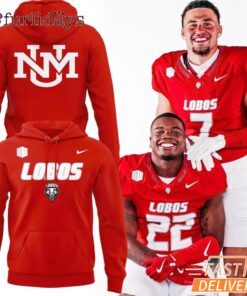 New Mexico Lobos Red Uniform Hoodie