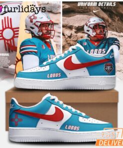 New Mexico Lobos The Turquoise Uniform Air Force 1 Shoes