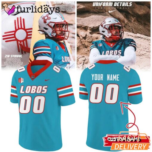 New Mexico Lobos The Turquoise Uniform Football Jersey