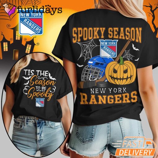 New York Rangers NHL Spooky Season Halloween 3D Shirt