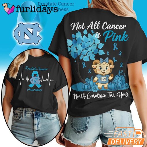 North Carolina Tar Heels NCAA Prostate Cancer Awareness Shirt