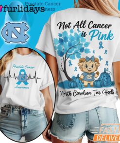 North Carolina Tar Heels NCAA Prostate Cancer Awareness Shirt