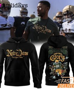 Notre Dame Fighting Irish 2025 Sing Her Glory Black Hoodie
