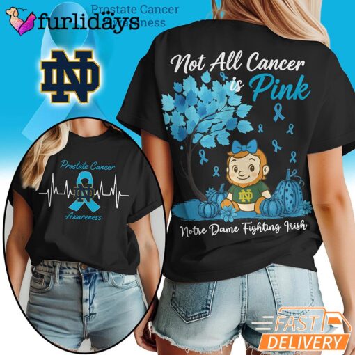 Notre Dame Fighting Irish NCAA Prostate Cancer Awareness Shirt