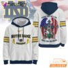 Notre Dame Fighting Irish NCAA Stand For The Flag Kneel For The Cross Hoodie