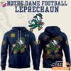 Notre Dame Football Team 2025 Leprechaun Logo Hoodie