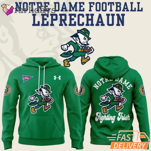 Notre Dame Irish Football Leprechaun Collection 2025 Hoodie