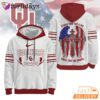 Oklahoma Sooners NCAA Stand For The Flag Kneel For The Cross Hoodie