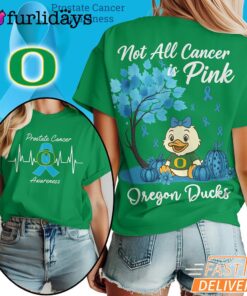 Oregon Ducks NCAA Prostate Cancer Awareness Shirt