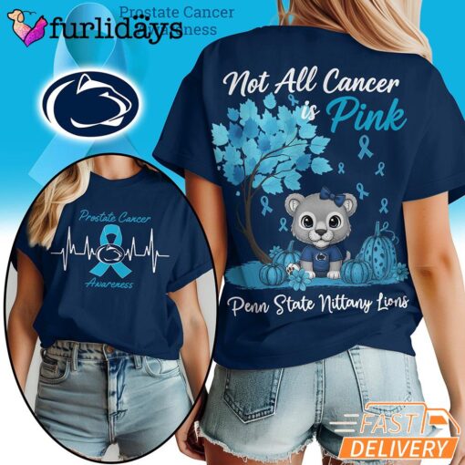 Penn State Nittany Lions NCAA Prostate Cancer Awareness Shirt