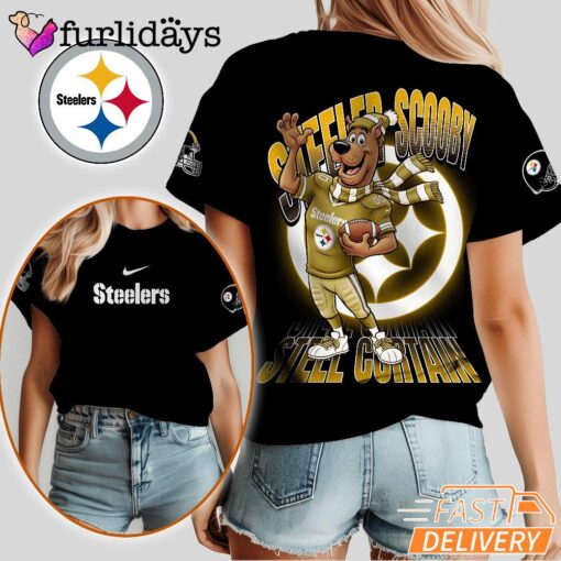 Pittsburgh Steelers Scooby-Doo Steel Cortain T-Shirt