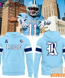 Rice Owls Football Logo 2025 Limited EditionHoodie