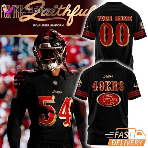 San Francisco 49ers For The Faithful Rivalries Uniform T-Shirt