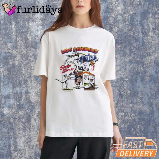 Shohei Ohtani Los Angeles D Comic T-Shirt