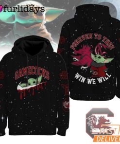 South Carolina Gamecocks NCAA Baby Yoda It's All About The U Win We Will Hoodie