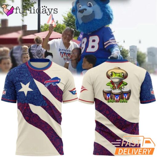 Special 2025 Puerto Rican Heritage Buffalo Bills T-Shirt