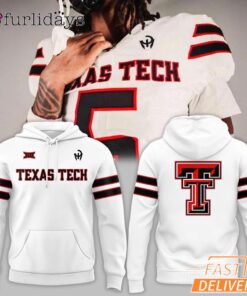 Special New Texas Tech Red Raiders Patrick Mahomes Logo Uniform Hoodie In White