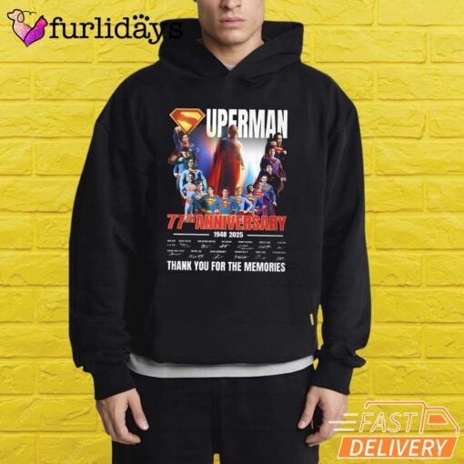 Superman 77Th Anniversary Thank You For The Memories T-Shirt