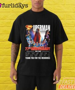 Superman 77Th Anniversary Thank You For The Memories T-Shirt