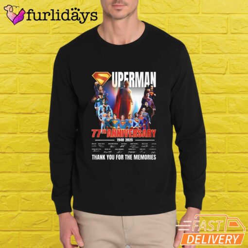 Superman 77Th Anniversary Thank You For The Memories T-Shirt