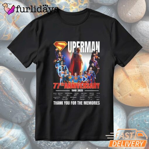Superman 77Th Anniversary Thank You For The Memories T-Shirt