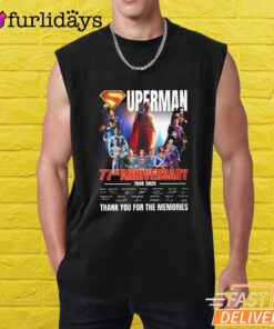 Superman 77Th Anniversary Thank You For The Memories T-Shirt