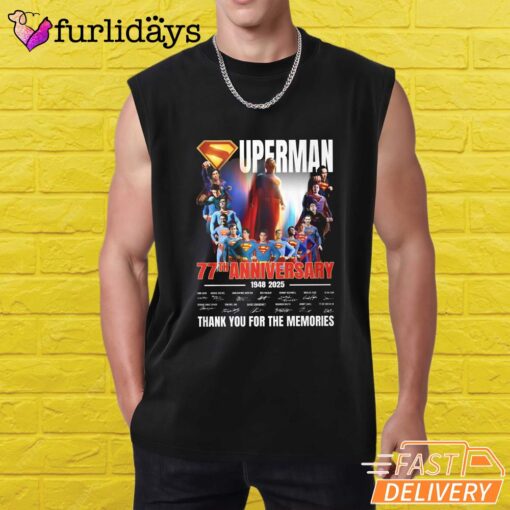 Superman 77Th Anniversary Thank You For The Memories T-Shirt