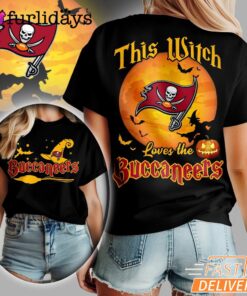 Tampa Bay Buccaneers NFL Halloween Witch 3D Shirt