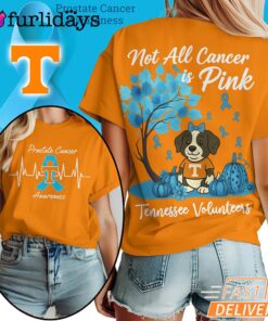 Tennessee Volunteers NCAA Prostate Cancer Awareness Shirt