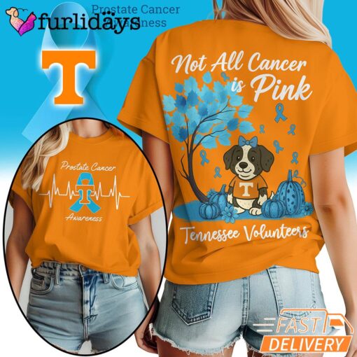 Tennessee Volunteers NCAA Prostate Cancer Awareness Shirt