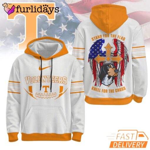 Tennessee Volunteers NCAA Stand For The Flag Kneel For The Cross Hoodie