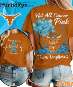 Texas Longhorns NCAA Prostate Cancer Awareness Shirt