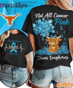 Texas Longhorns NCAA Prostate Cancer Awareness Shirt