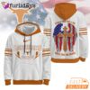 Texas Longhorns NCAA Stand For The Flag Kneel For The Cross Hoodie