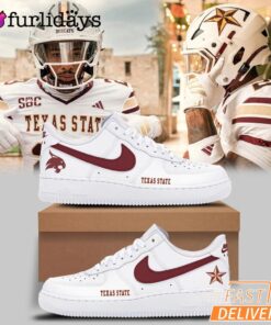 Texas State Helmet Logo New Air Force 1 Shoes