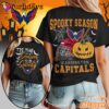 Washington Capitals NHL Spooky Season Halloween 3D Shirt