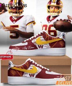 Washington Commanders NFL Super Bowl Era Air Force 1 Shoes