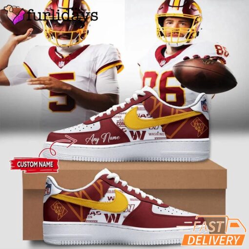 Washington Commanders NFL Super Bowl Era Air Force 1 Shoes