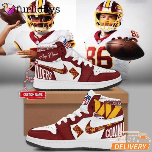 Washington Commanders NFL Super Bowl Era Air Jordan 1 Shoes