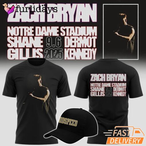 Zach Bryan Concert Notre Dame Stadium 2025 T-Shirt