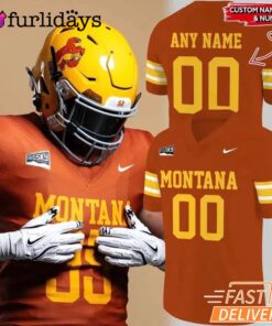 1995 Montana Grizzlies Throwbacks Uniform Football Jersey