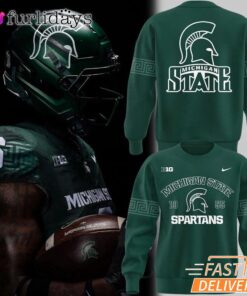 2025 Michigan State Spartans Helmet Logo Est 1855 Sweatshirt