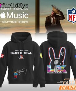 Bad Bunny Here For The Benito Bowl Special Editions Hoodie, NFL Super Bowl LX Hoodie