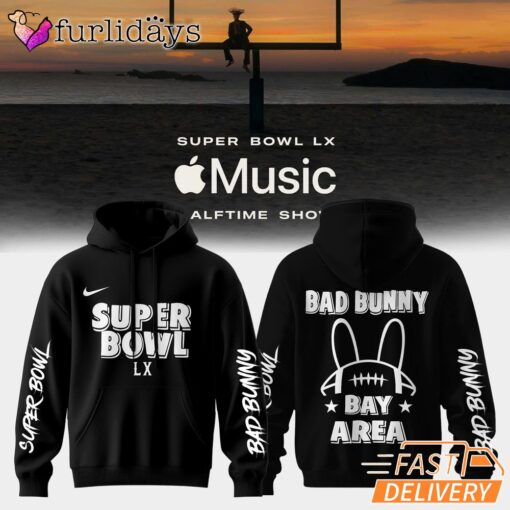 Bad Bunny Super Bowl LX 2026 Halftime Show Hoodie