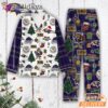 Baltimore Ravens Tis the Season Christmas Pajamas Set