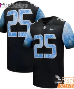 Black UCF Knights 2025 Space Game Football Game Jersey
