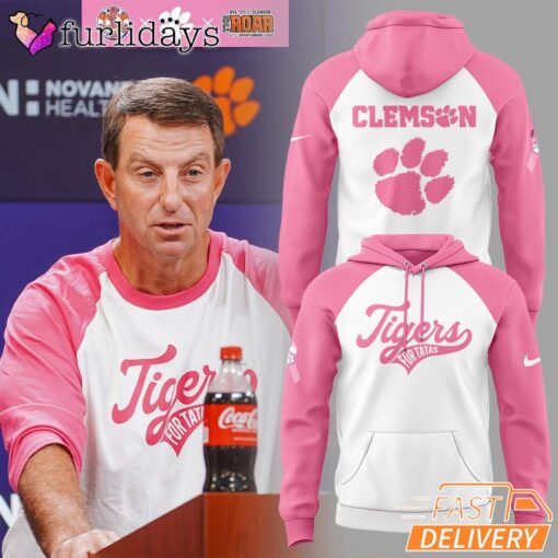 Clemson Football Prevents Breast Cancer 2025 Hoodie